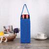Woven Water Bottle Cover Insulated with Hand-held Rope Cup Sleeve Pouch Travel Outdoor Handmade Cup Holder Glass Cup