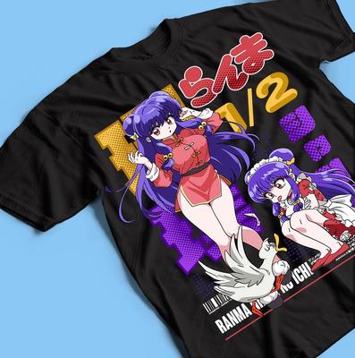 Šampón Rumiko Tričko Takahashi Ranma 1/2 Dievča Kawaii Zábavné Anime Tričko Všetky Veľkosti