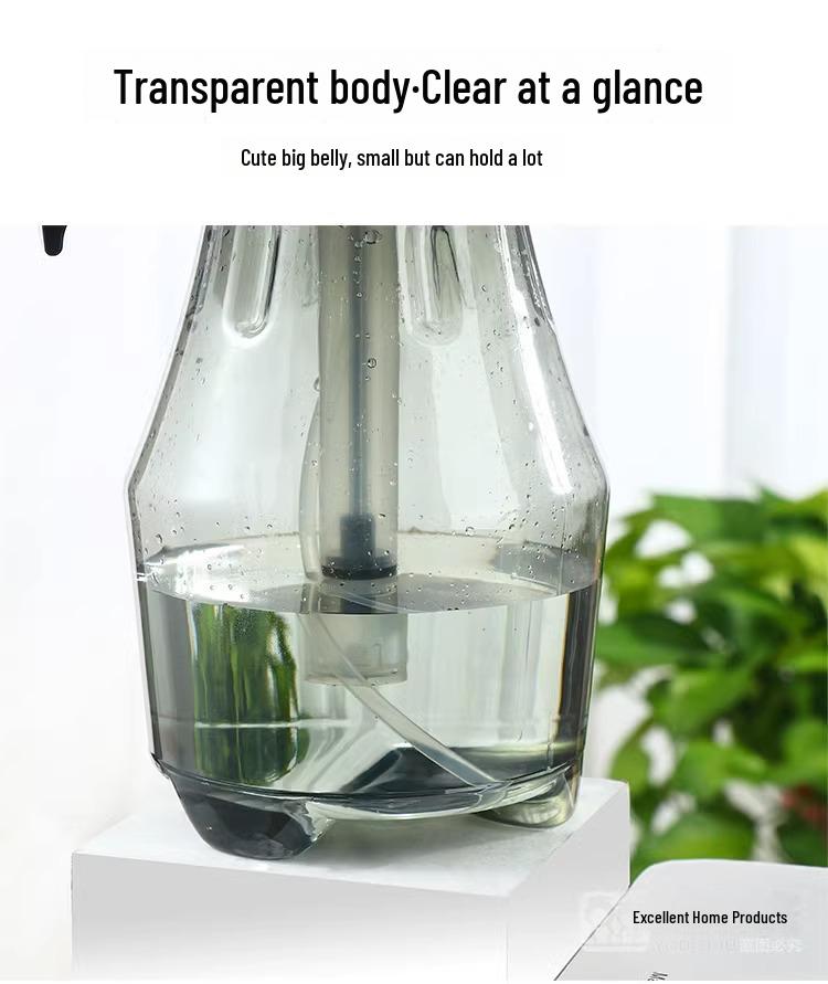 Compact Air Pressure Spray Bottle - Multipurpose for Watering, Cleaning, and Alcohol Use