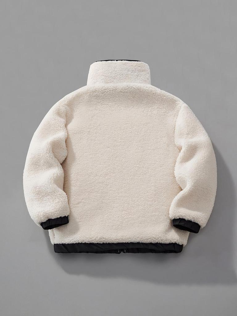 Modne ubrania w stylu color block z wełny jagnięcej dla dzieci - Kolekcja Jesień/Zima