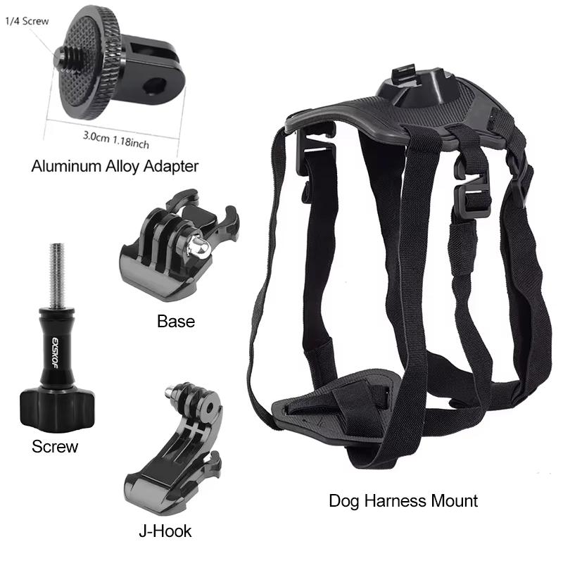 Postroj pro psa pro GoPro Hero 13 12 11 10 9 Měkký nastavitelný pro malé střední a velké psy pro kameru DJI Osmo Insta360