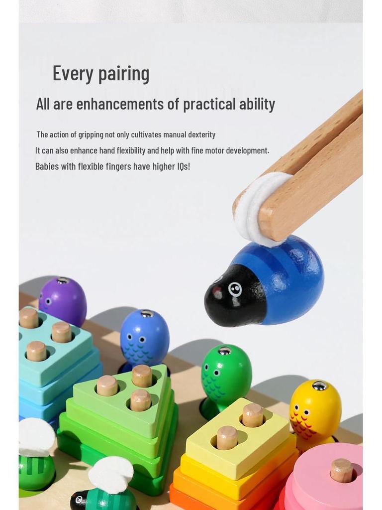 Montessori Bee Color Matching Toy - Fine Motor Training for Kids