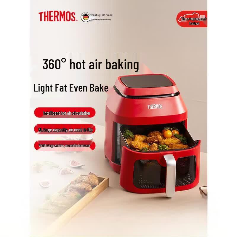 THERMOS Smart Visual Touch Steam Roast Air Fryer CN plug (adapter included)