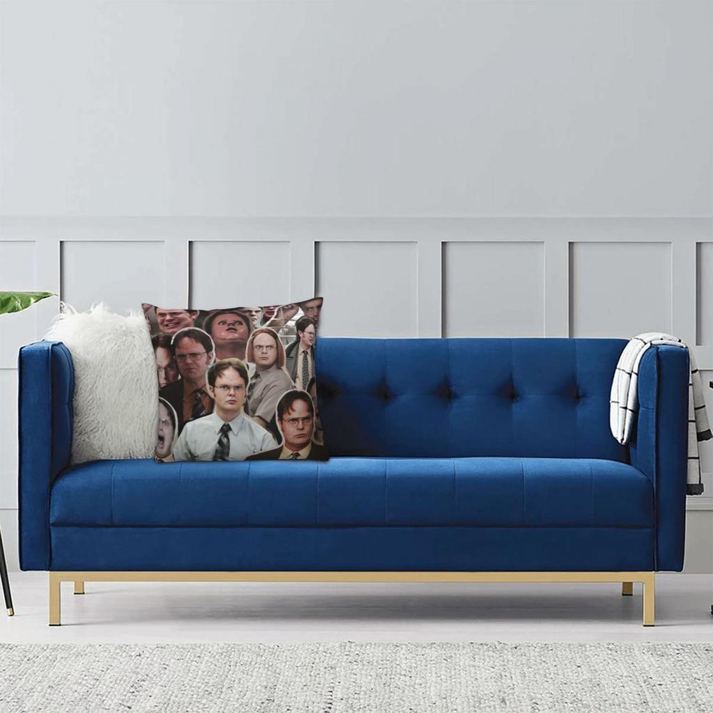 Dwight Schrute - The Office Square Pillowcase Pillow Cover Cushion Throw Pillow For Home Sofa Living Room
