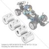 4pcs Metal 08065 Wheel Hex for HSP 94188 94155 94166 94170 1 10 Remote Control Car