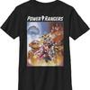 Boy's Power Rangers Team Collage Poster T-Shirt