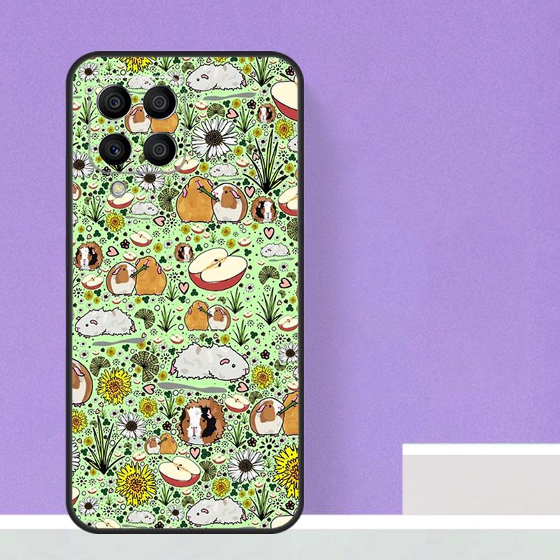 Cute Cartoon Guinea Pig Case For Samsung Galaxy M21 M31 M15 M55 M56 M36 M16 M06 M13 M33 M53 M12 M32 M52 M14 M34 M54
