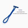 Short Polyester Phone Wrist Lanyards Scratch-Proof Multiple Candy Colors with Free Adhesive Pads for USB Drives Keys
