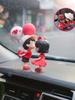 2Pc Cute Couple Car Ornaments for Girls - Suitable for Car Dashboard, Rearview Mirror & Desktop Decoration