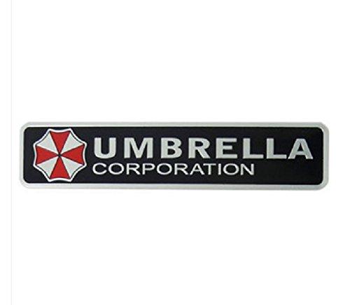

Biohazard Umbrella Metal Sticker Emblem Black чёрный