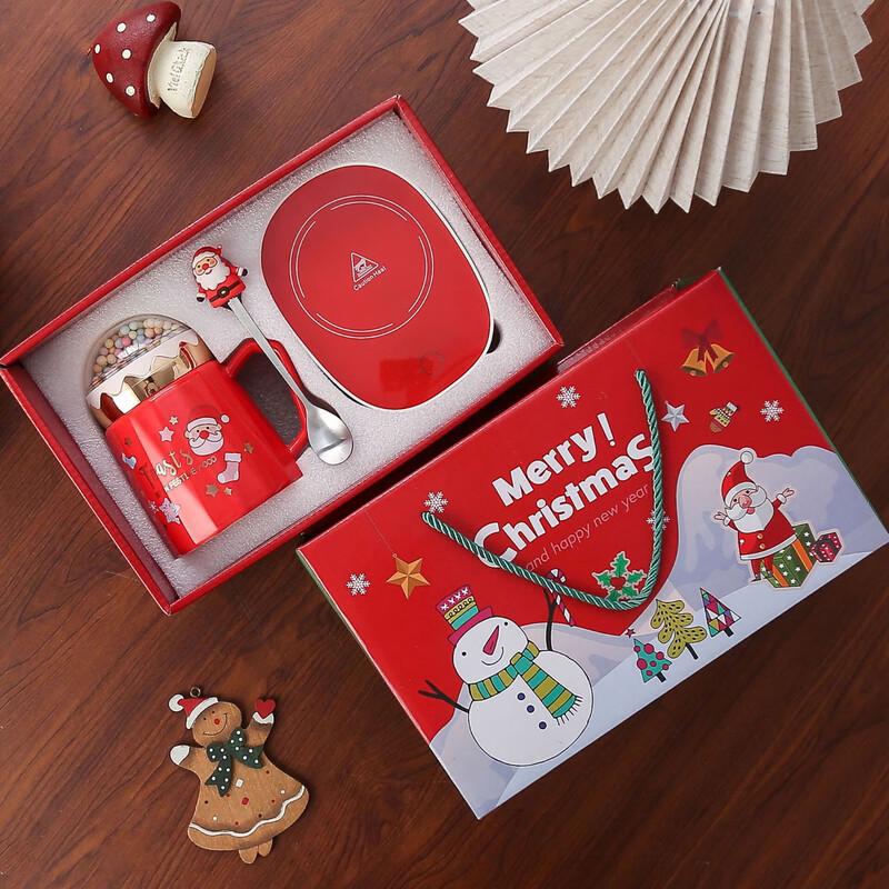 Christmas Ceramic Mug & Warmer Gift Set