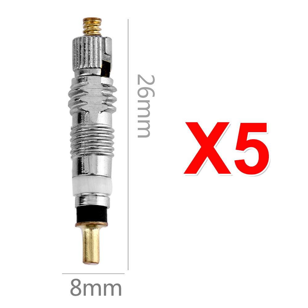 

5-500 шт. Серебряный съемный инструмент для снятия сердечника клапана Presta для велосипеда MTB, дорожных велосипедов, латунные инструменты для ремонта бескамерного сердечника