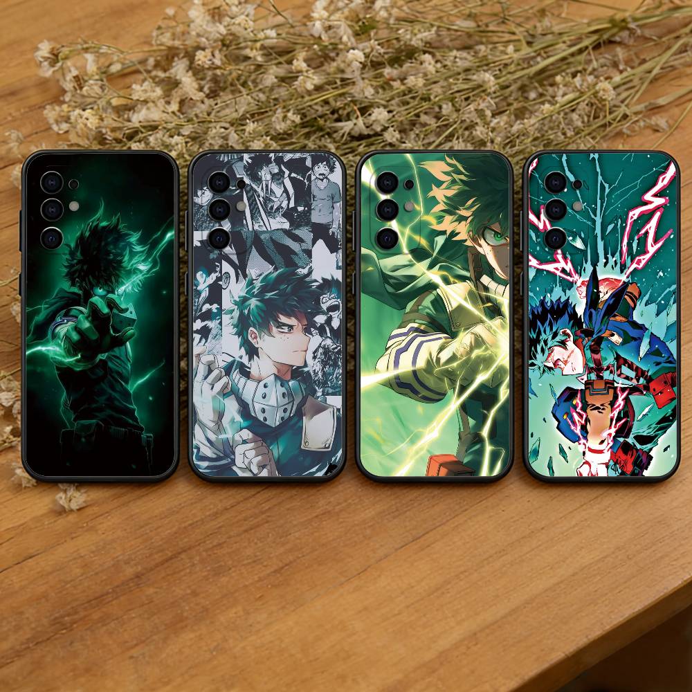 My Hero Academia Izuku Midoriya Phone Case For Samsung S25,S24,S21,S22,S23,S30,Ultra,S20,Plus,Fe,Soft Silicone Black Cover