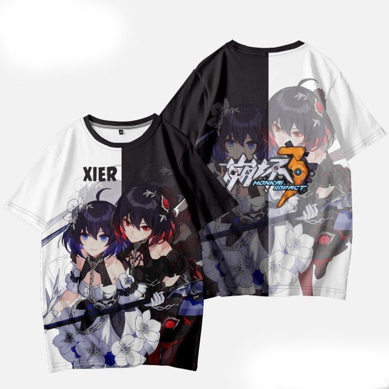 Games Honkai Impact 3rd T-shirts 3D Print Kid Anime Tee Men Women Short Sleeve O-Neck T Shirt Harajuku Cosplay Y2k Tops Clothing