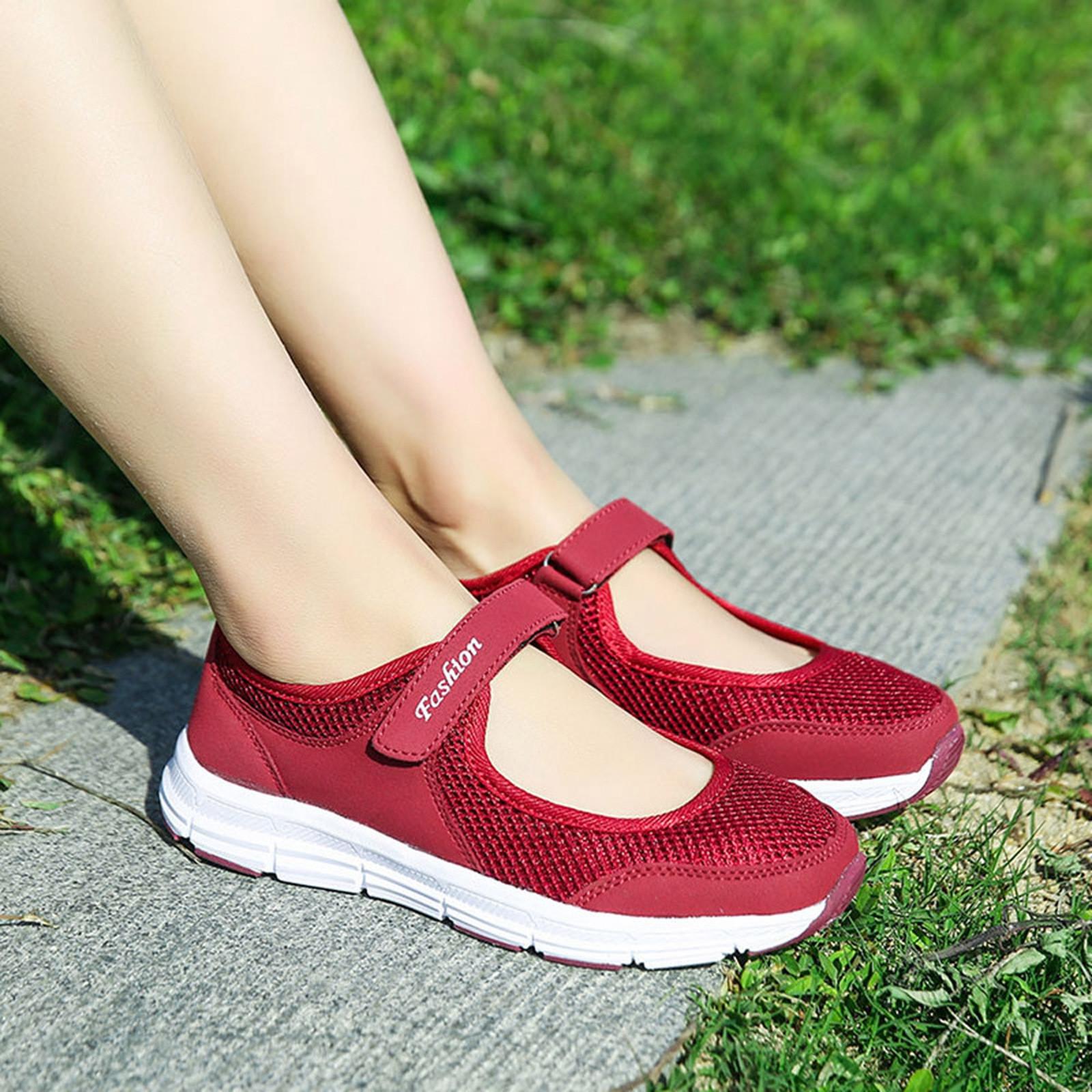 

Модная женская обувь, летние сандалии для фитнеса, бега, спортивная женская обувь 43 красный