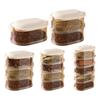 Space Saving Multi Compartment Spice Organiser With Transparent Lid Plastic Kitchen Storage Container For Countertop