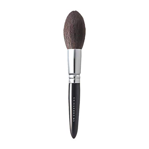 Kumano Brush (Makeup Brush) Chikuhodo Regular Series Cheek Brush, Sokoho R-C1 Black Line Makeup Brush