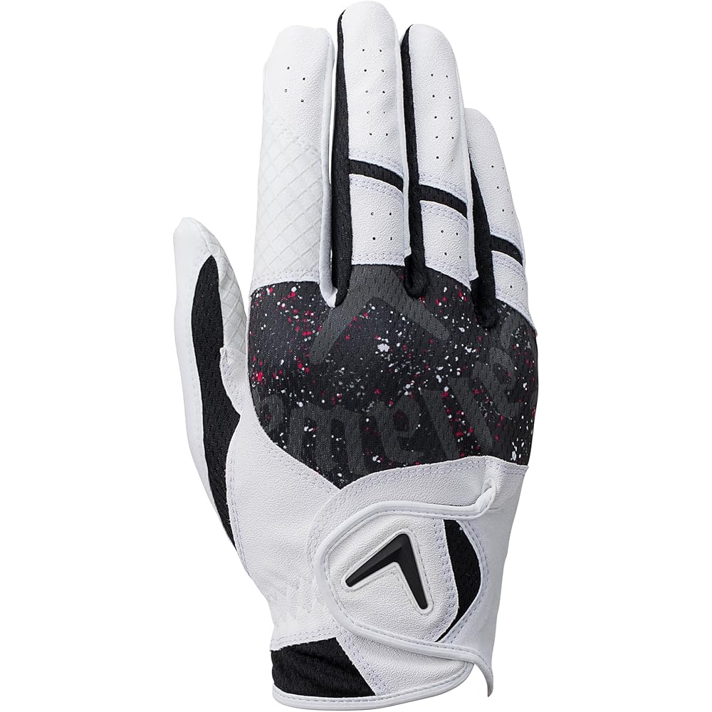 Callaway Graphic Golf Glove Right Hand White/Black 22cm Men s