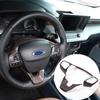 Wood Grain Steering Wheel Trim Cover Frame For FORD Maverick -