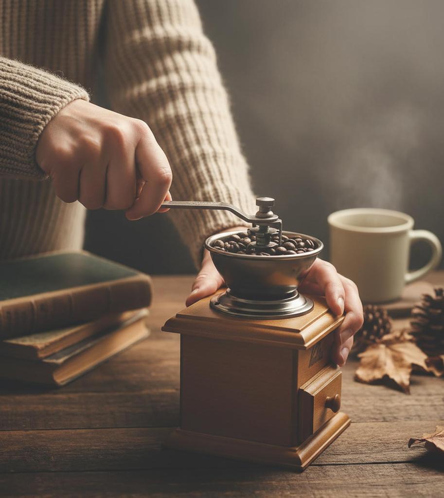 Kalita Coffee Wooden and Aluminum Grinder with High Grit Mini Mill with Adjustable Hand Manual Coffee Perfect Gift Mill, Consistency, AC, Coarseness,