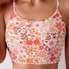European & American Floral Spaghetti Strap Backless Bikini - Women's Two-Piece Swimsuit