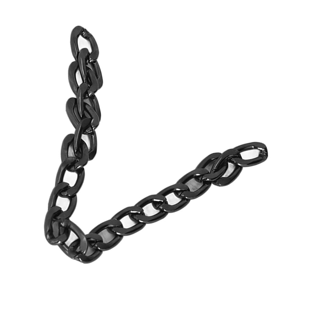 10m Aluminium-Kettengliederkette Elegante Rostbeständige Metall-Kettenglieder für Halsketten Schmuckherstellung Basteln