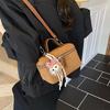 This Year's Popular Bag Women's Autumn and Winter 2025 New Matte Retro Messenger Bag Korean Version Portable Bucket Bag