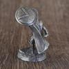 Antike Weißmessing Spartaner Rom Ritter Figuren Miniaturen Vintage Soldaten Modell Statue Desktop Ornament Geschenk