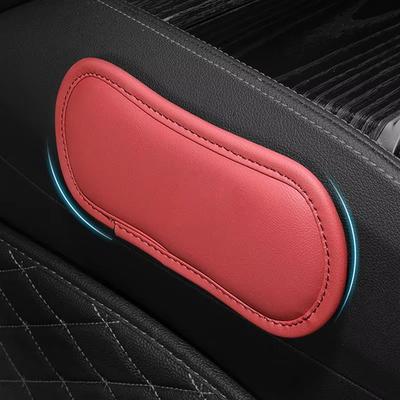 Auto Ellbogenstützpolster Schutz Multifunktionales PU-Leder Auto Kniekissen Auto Mittelkonsole Beinpads Auto Innenzubehör