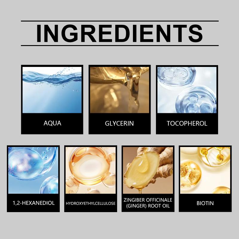 Scalp Nourishing Biotin Hair Oil Root Strengthening Oil Control Plant Extract for Home Use Damaged Hair