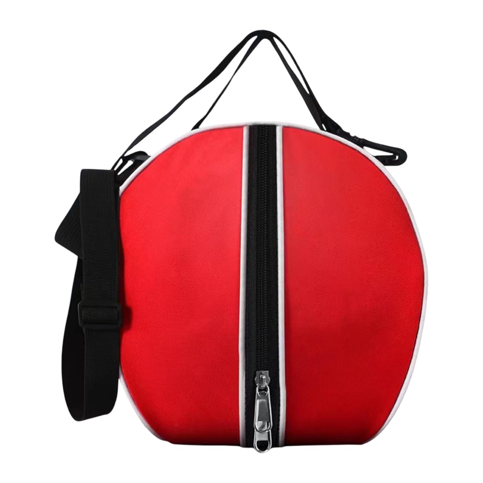 

Round Basketball Bag Single Ball Bag Waterproof Rucksack Sport Equipment Storage for Workout Exercise Football Sport Volleyball червоний