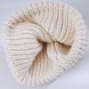 Women's Winter Warm Knitted Hat Korean Style Versatile Big Head Circumference Showing Face Small Windproof Ear Protection Wool Hat