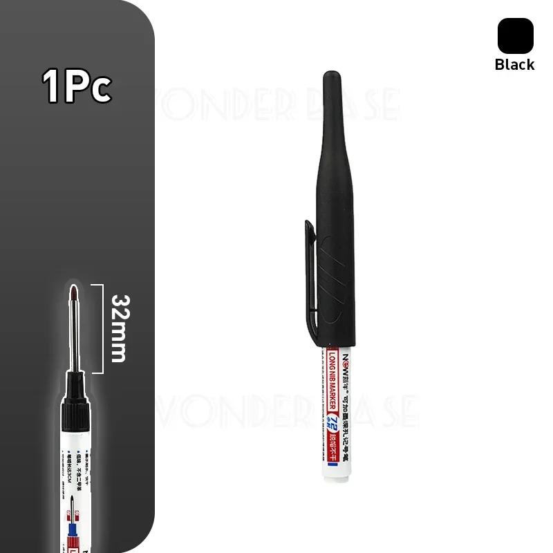 

4 цвета 32 мм маркеры для глубоких отверстий водостойкие для ванной комнаты деревообработка плитка металл многоцелевые маркеры с длинным наконечником масляные