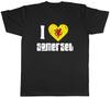 I Love Somerset Mens T-Shirt Love Heart Heritage Flag Tee Gift