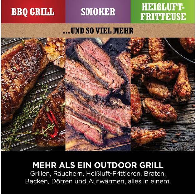 Electric Grill Ninja Woodfire Electric Outdoor Grill & Smoker (OG701DE)