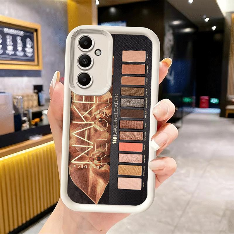 Phone Case for Samsung Galaxy A17 A16 A15 A14 A13 Makeup Eye Shadow Box Pattern A56 A36 A26 A55 A35 A25 A54 A34 A24 A53 A33 A23