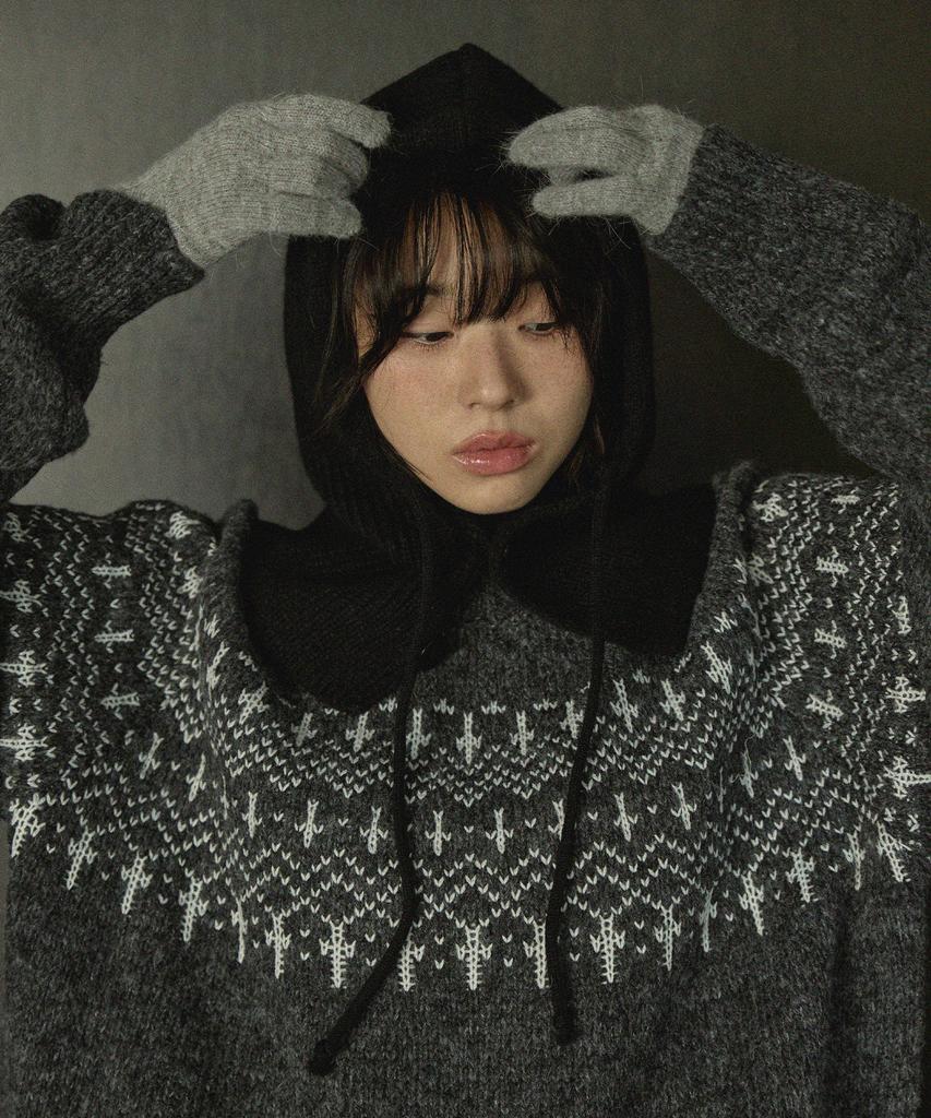 MOOD INSIDE Bern Nordic Round Knit_Charcoal