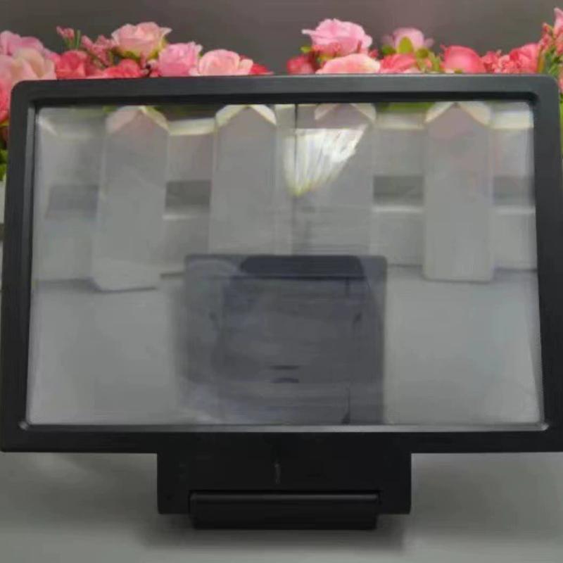 

Усилитель экрана мобильного телефона Лупа Складной держатель для телефона 3D Усилитель видеоэкрана Складной Увеличенный Расширитель Подставка чёрный