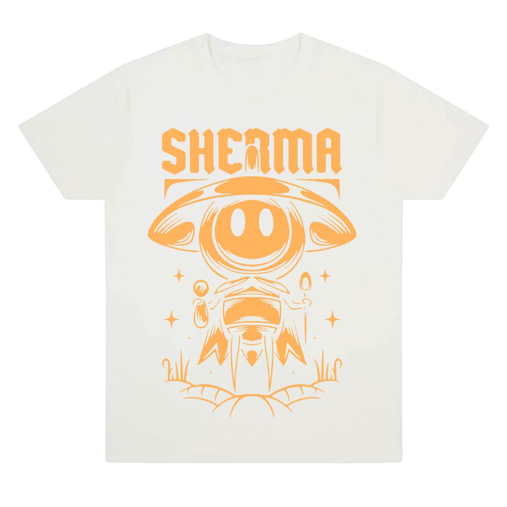 

Hollow Knight Sherma Unisex Tshirt Hollow Knight Silksong Hot Game Tee Cotton Funny T Shirt Crewneck Cartoon Y2K Clothes Casual S