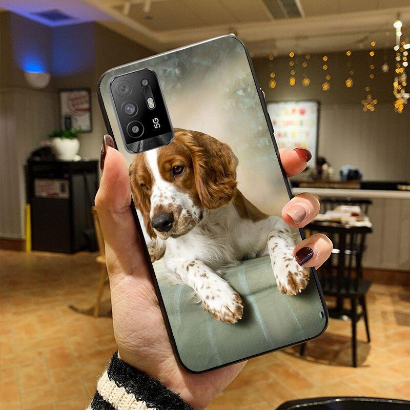 Harper kokršpaněl hellip štěňata psů Kryt na telefon Pro OPPO A74 A94 A3S A5S A9 A12 A15S A52 A53 A72 A73 2020 A91 5G Pouzdro coque