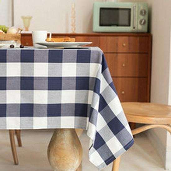 Henggang Nordic-Style Cotton Linen Tablecloth and Table Runner Set for Coffee Tables