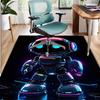 Cosmic Bot Crew Pattern Rug, Indoor/Outdoor Mat, for Picnic, Gameroom, Bedroom, Office, Living Room, Home Decor Carpet, Birthday Gift
