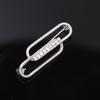Sparkling Geometric Shape Rustproof Corrosion Resistant Stunning Visual Effect Shiny Waist Pin