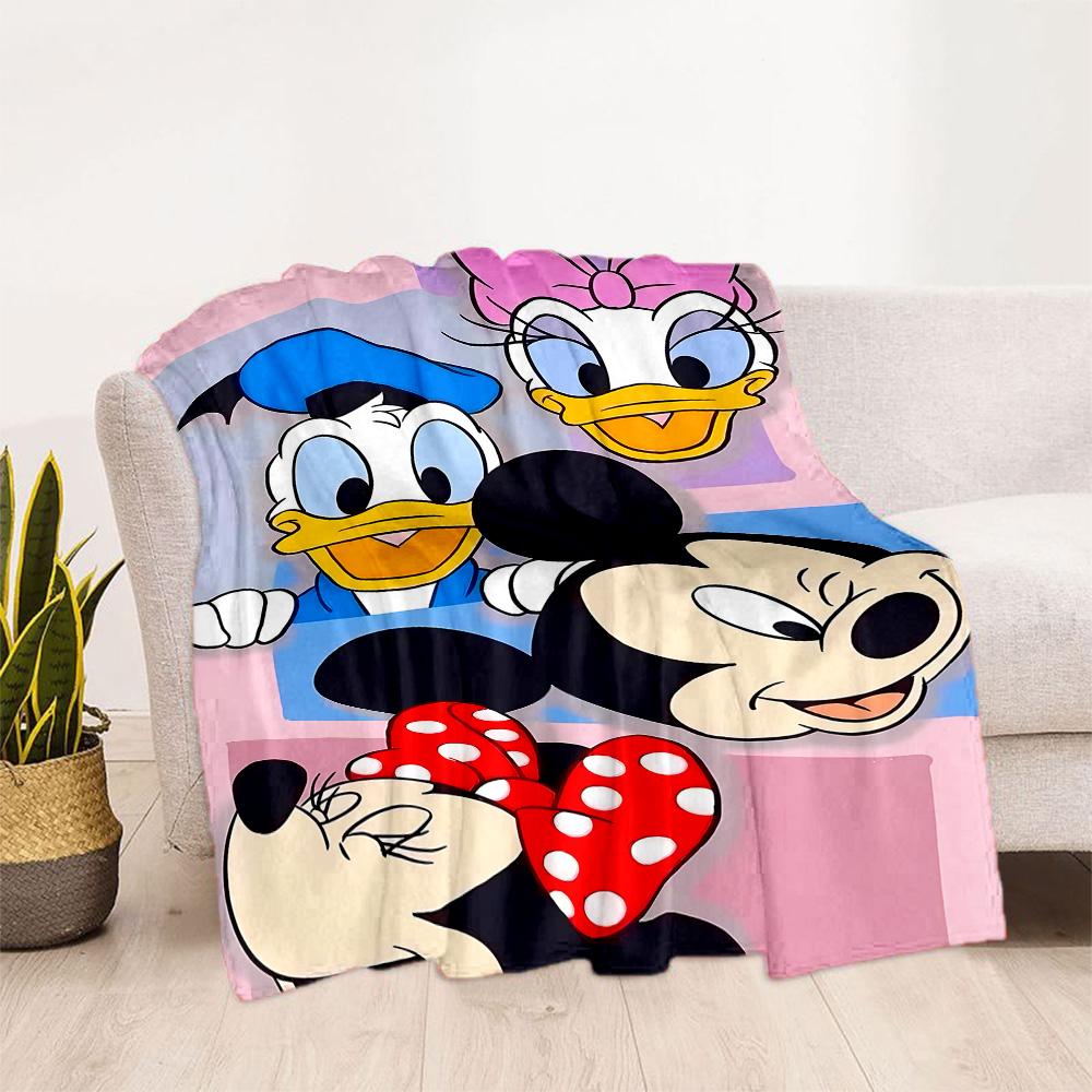 Classic Disney Characters Flannel Blanket-Soft and Suitable for Sofas,Beds,Offices,Travel,All Seasons,Great Gift for Holidays and Birthdays.