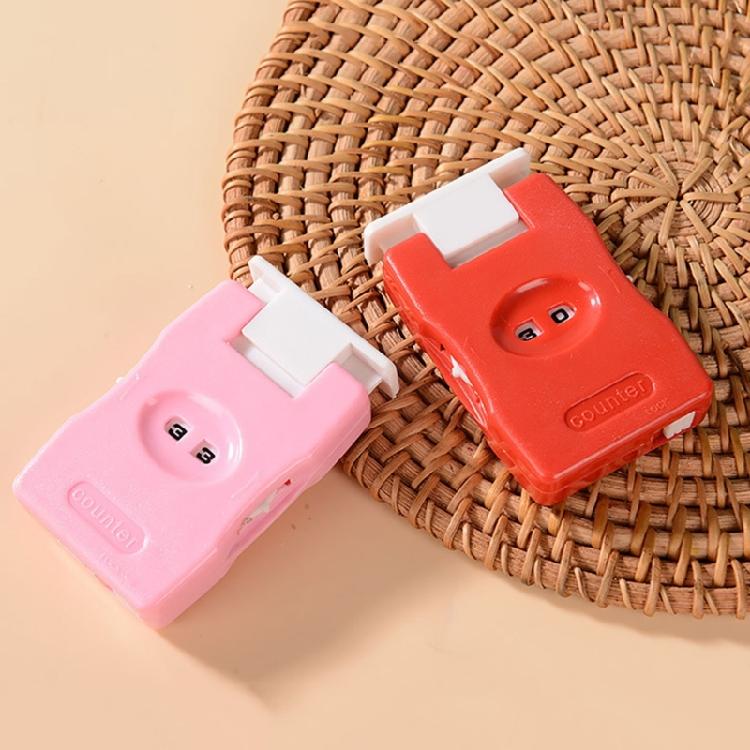 Plastic Knitting Counter Crochet Row Counter Manual Knitting Tool
