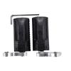 1 Pair Non-slip Motorcycle Pedals Black Motorcycle Modification Parts Motorcycle Foot Rests  Kart