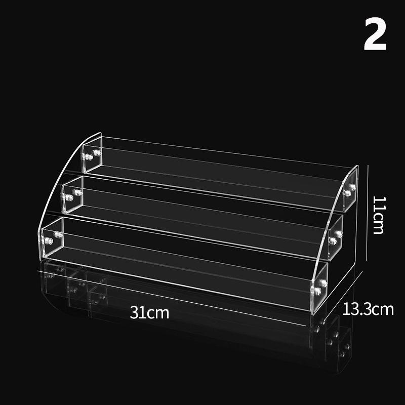 

Коробка для хранения масок для лица, стойка для демонстрации флаконов с лаком для ногтей, прозрачный настольный органайзер, большая вместительная полка для хранения косметики