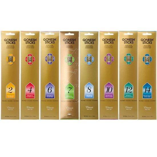 

Garnesh GONESH Incense Stick Classic Set of 8 with 8 scents to enjoy