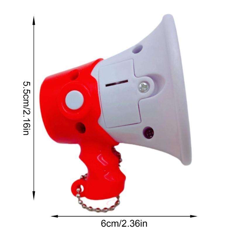 Compact Recording Speaker Lightweight Voice Projector Clear Sound Role Props Travel Event Role Playing Accessory