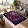 Tappeto in Velluto di Cristallo con Stampa Calcio Aston Villa, Comodo Assorbente d'Acqua Antiscivolo Tappeto per Pavimenti Interni